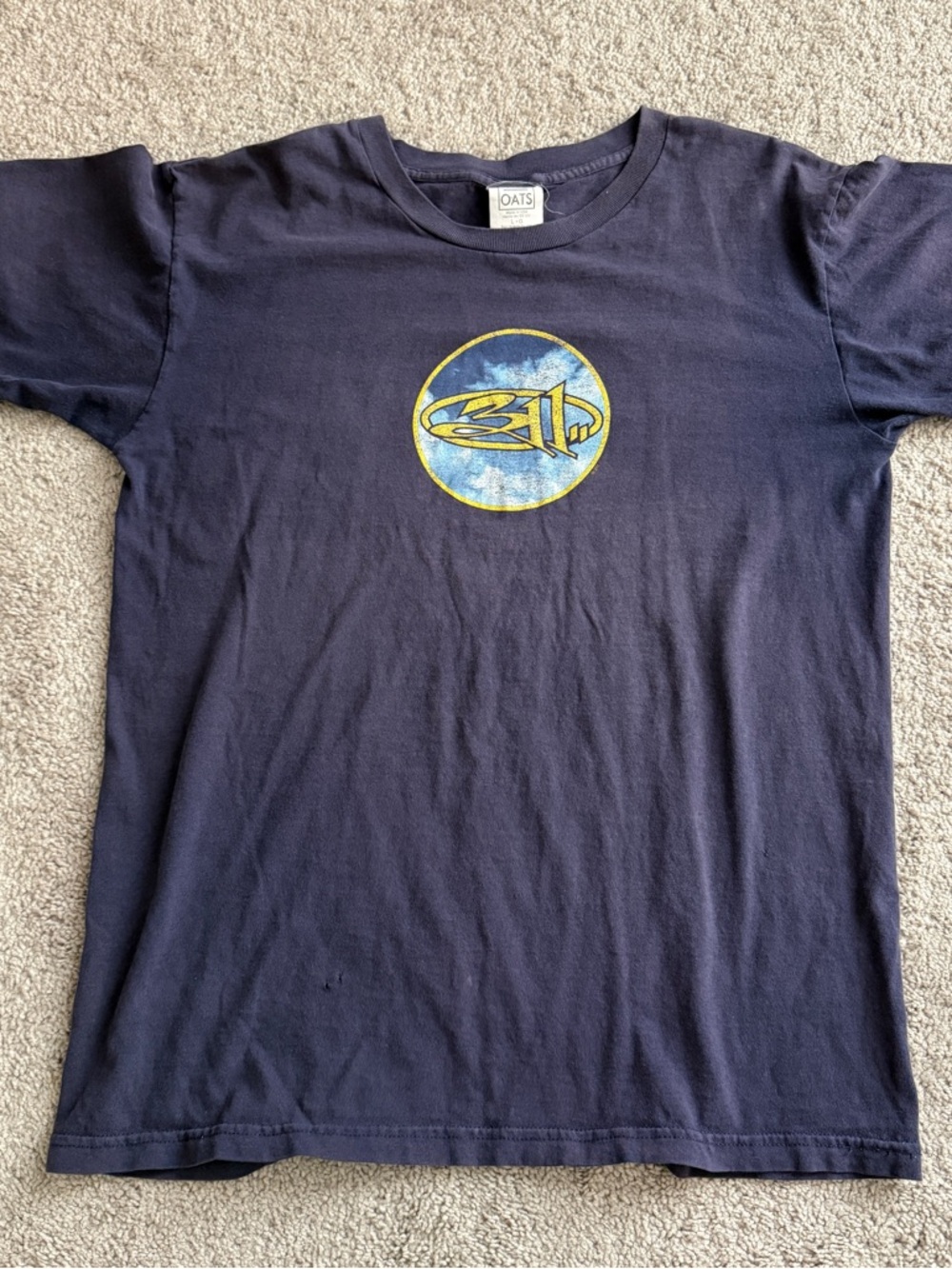 Vintage 90s 311 Transistor Band T Shirt XL Wild Oats Tag Double Sided Fade